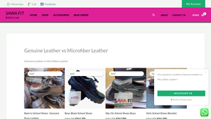 Sawafit - Genuine Leather vs Microfiber Leather Comparison