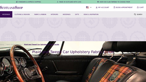 Scotland Shop - Plaid and Tweed Car Upholstery Fabrics