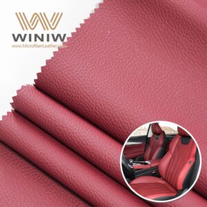 Scratch Resistant Synthetic Vegan Leather Fabric For Auto Upholstery