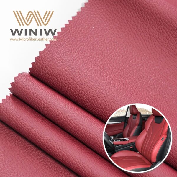Scratch Resistant Synthetic Vegan Leather Fabric For Auto Upholstery