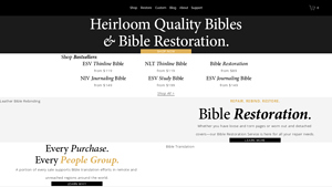 Scriptura - Heirloom Quality Bibles