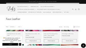 Shaks Craft Supplies - Premium Vegan Leather & Fabrics