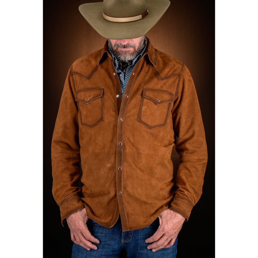 An application scenario or product detail of shirt suede - Image 15