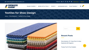 Shoemakers Academy - Essential Textiles for Shoe Design