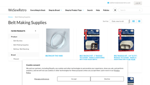 WeSewRetro - Belt Buckle Kits