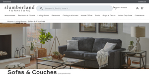 Slumberland - Stylish Couches & Sofas
