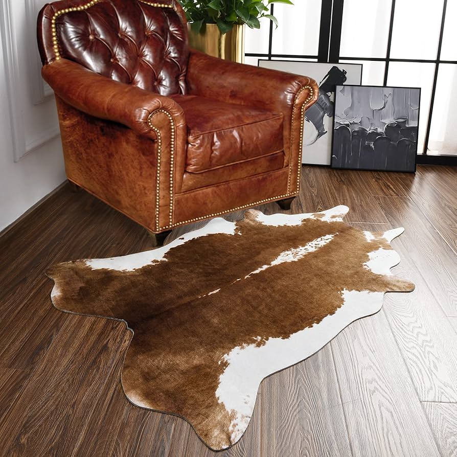 An application scenario or product detail of small cowhide rugs - Image 1