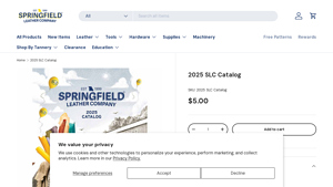 Springfield Leather - 2025 SLC Catalog