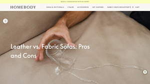 Stay Home Body - Leather vs Fabric Sofas Comparison Guide