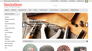 Stecks Store - Custom Leather Craft Stamps & Accessories