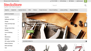 Stecks Store - Custom Leather Craft Stamps & Accessories