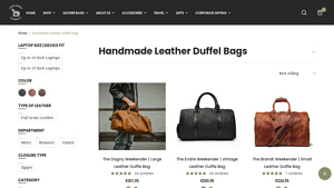 Steel Horse Leather - Handmade Leather Duffel Bags