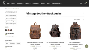 Steel Horse Leather - Vintage Leather Backpacks