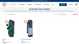 Stitch Golf - Custom Personalized Golf Bags