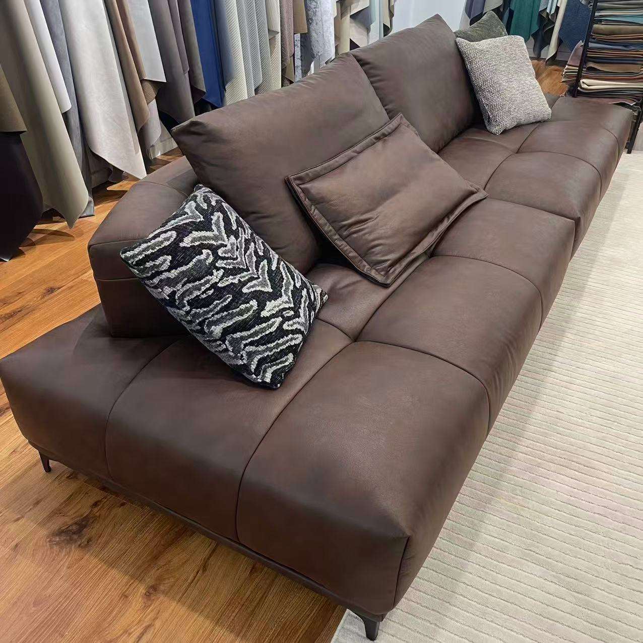 An application scenario or product detail of suede cloth sofa - Image 9