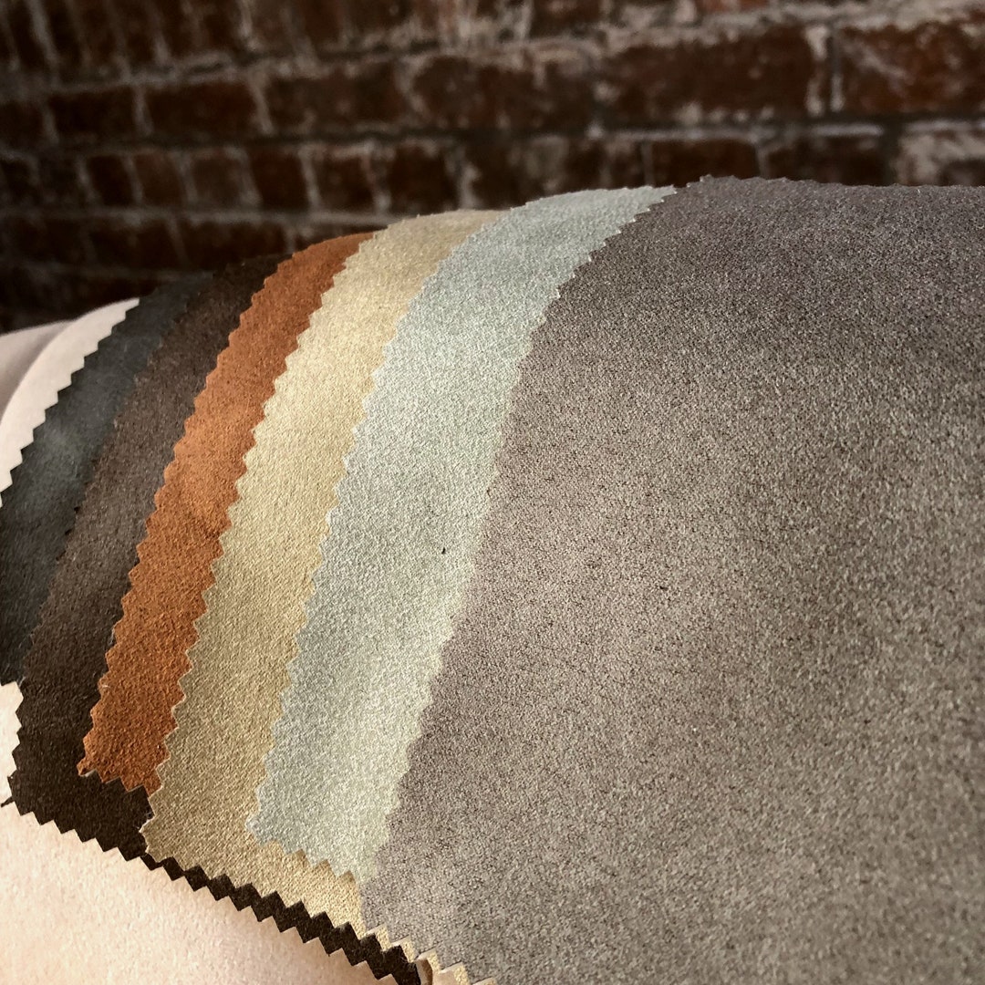 An application scenario or product detail of suede leather fabric - Image 8