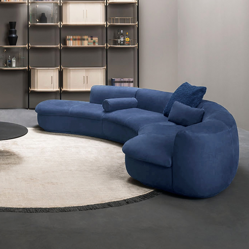 An application scenario or product detail of suede material couch - Image 10