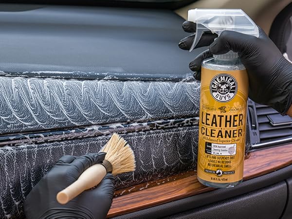 An application scenario or product detail of synthetic leather care - Image 11