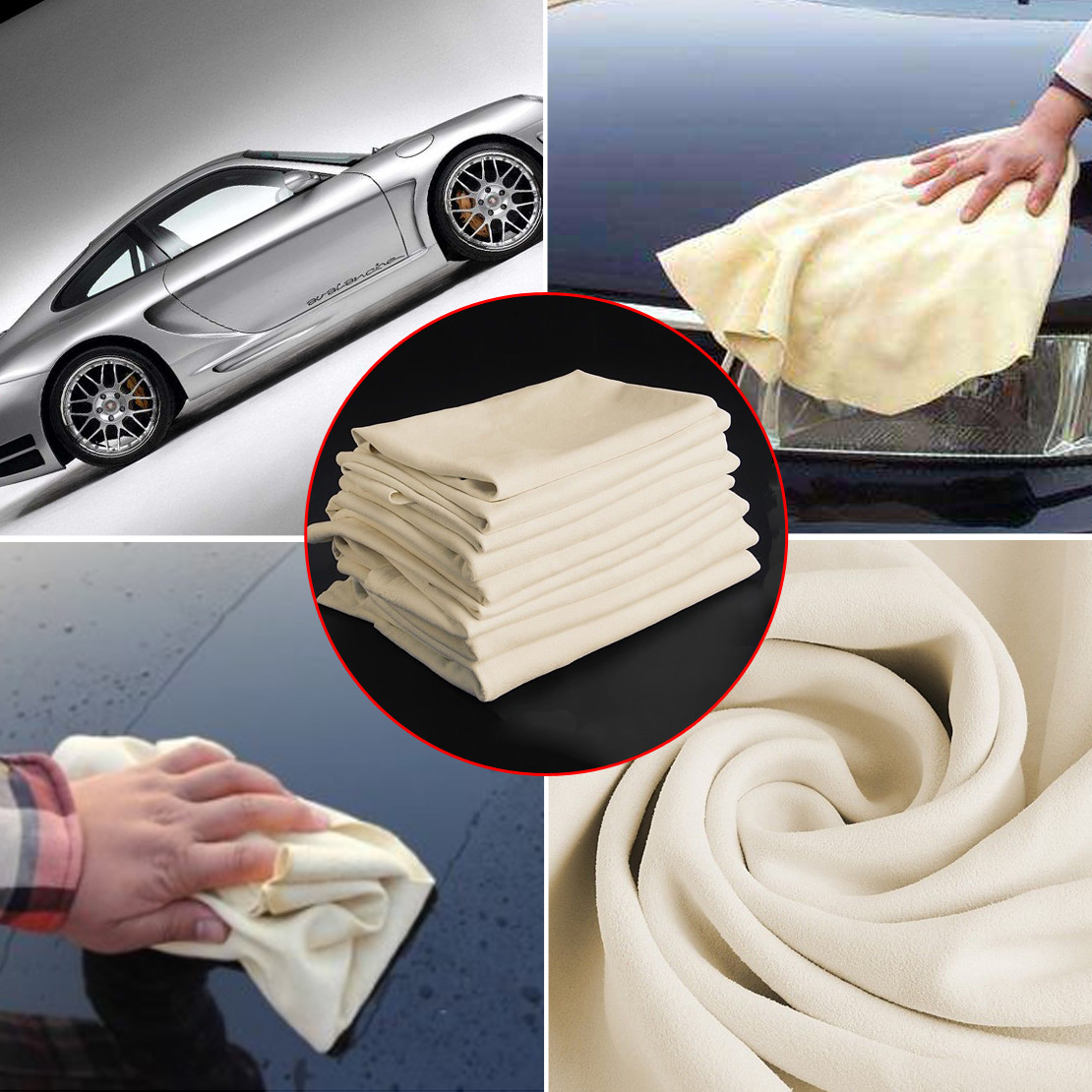 An application scenario or product detail of synthetic shammy leather - Image 6