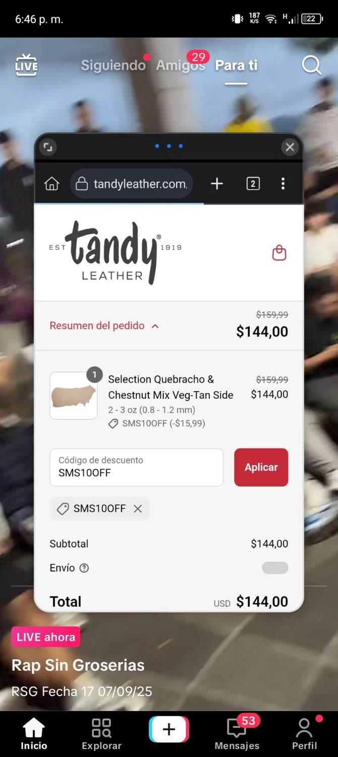 An application scenario or product detail of tandy leather factory promo code - Image 4