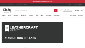 Tandy Leather - Personalized Dog Collars