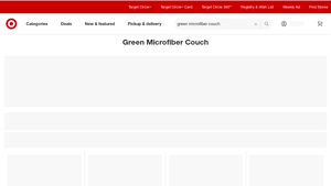 Target - Green Microfiber Couches