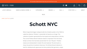 Tate + Yoko - Schott Jackets