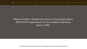 Texas Leather Goods - Premium Cowhides and Leather Products