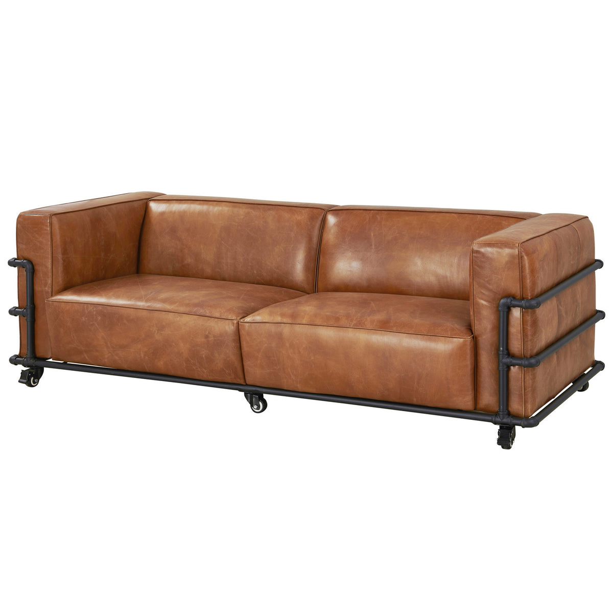 An application scenario or product detail of the leather factory sofa - Image 9