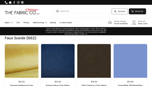 The Fabric Co - Faux Suede Collection