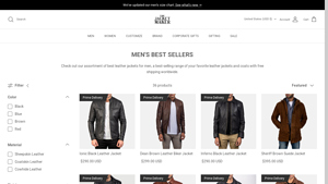 The Jacket Maker - Prime Ionic Black Leather Jacket