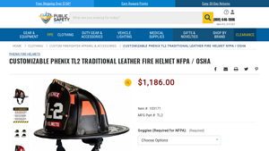 Phenix - TL2 Traditional Leather Fire Helmet