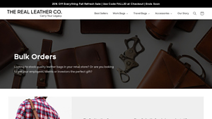 The Real Leather Company - Bulk Leather Bags