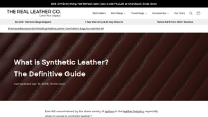 The Real Leather Company - Synthetic Leather