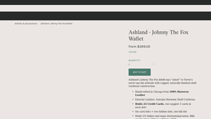 Ashland - Johnny The Fox Wallet