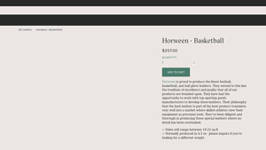 Horween - Basketball Leather