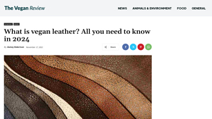 The Vegan Review - Vegan Leather Insights