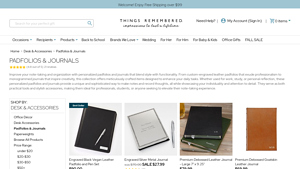 Things Remembered - Personalized Padfolios & Journals