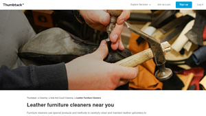 Thumbtack - Leather Furniture Cleaning Services