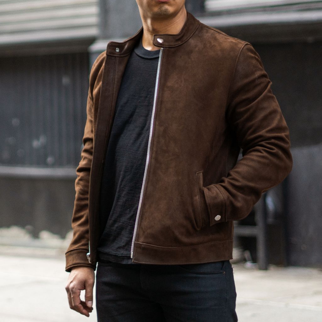 An application scenario or product detail of thursday boot company leather jacket - Image 8