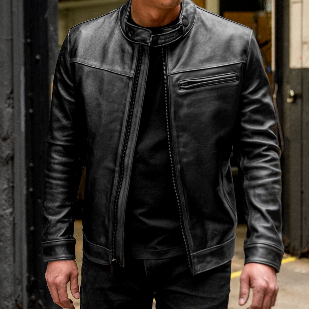 An application scenario or product detail of thursday boot company leather jacket - Image 10