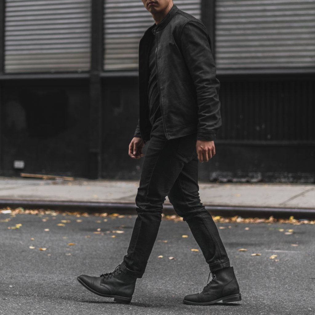 An application scenario or product detail of thursday boot company leather jacket - Image 14