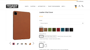 Toast - Genuine Leather Cover for iPad Pro