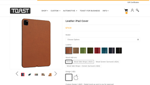 Toast - Genuine Leather Cover for iPad Pro