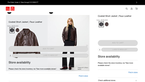 Uniqlo - Coated Short Jacket
