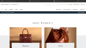 Maxwell Scott - Italian Leather Handbags & Briefcases