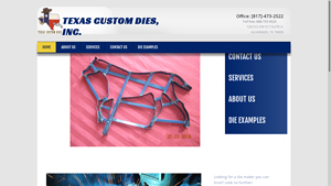 Texas Custom Dies - Custom Die Making Services
