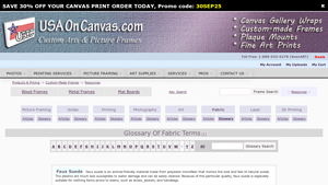 USA on Canvas - Faux Suede Collection