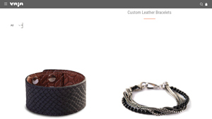 Vaja - Custom Leather Bracelets