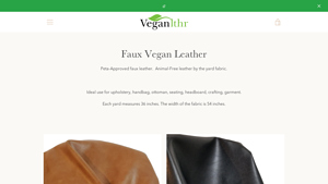 Vegan Lthr - Faux Vegan Leather Upholstery Fabric